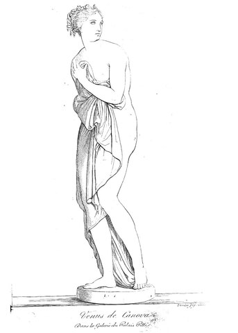 Venus De Canova Coloring Page